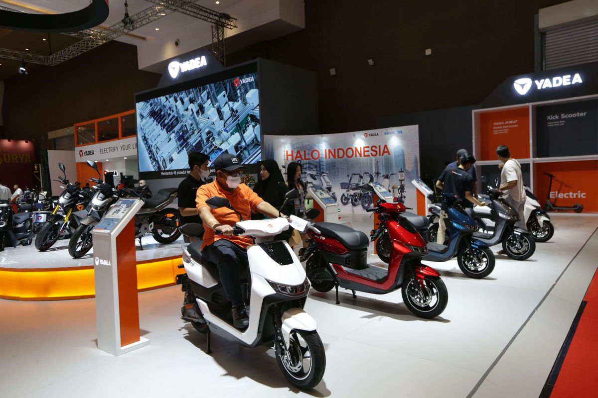 Motor Listrik Baru Yadea Meluncur, Tembus 1.000 Order Per Jam